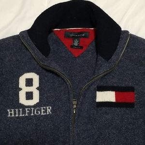 Tommy Hilfiger Full Zip Lambswool Sweater